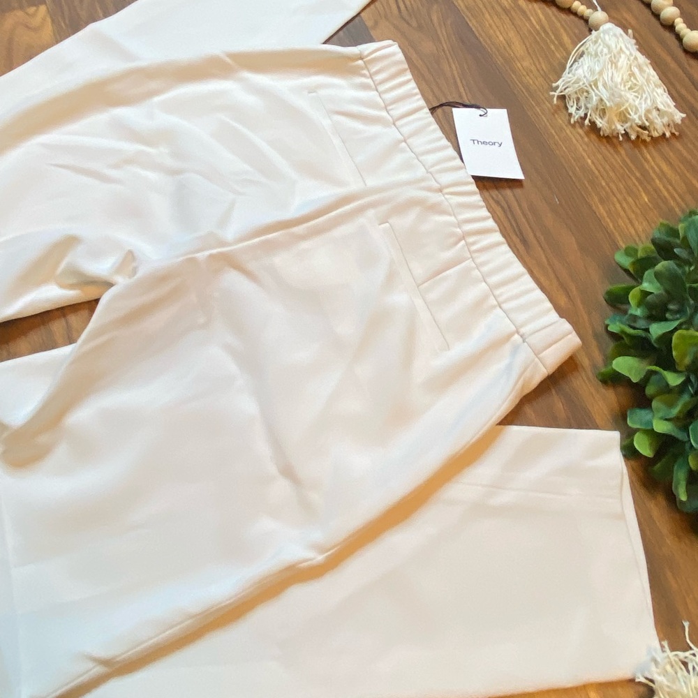 🆕THEORY Thaniel Z2 warm Ivory pants - Picture 7 of 15